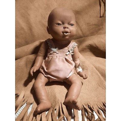 #ad Vintage Spooky Black Dolls Whitney Resources EMSON Anatomically Correct Baby Dol $48.75