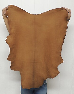 #ad SADDLE BUCKSKIN Leather Hide for Native Crafts Taxidermy SCA LARP Skin Pelt $31.75