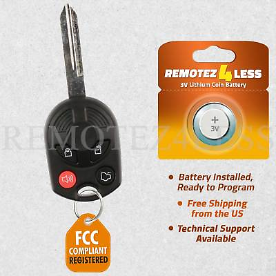 #ad Replacement for Ford Lincoln Mercury Mazda Keyless Entry Remote Car Key Fob 4btn $11.29