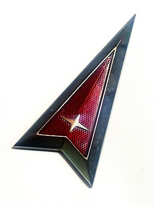 #ad Pontiac Emblem Badge 2.25quot; Logo Red Chrome Arrow 350 $13.90