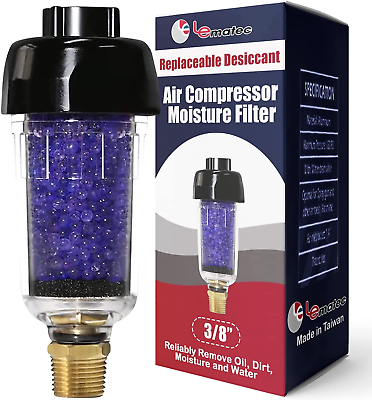 #ad #ad Air Compressor Dryer Does Not Restrict Air Flow Desiccant Filter 150 PSI ZN31... $28.99