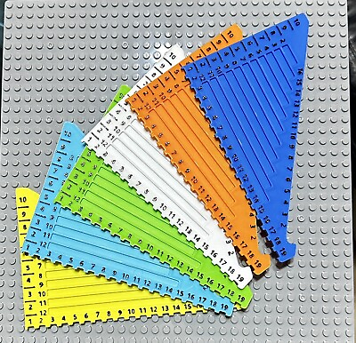 #ad #ad Brick Ruler Triangle Tool Measures LEGO parts 3D PRINTED *Message For Color** $10.99