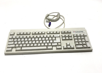 #ad Vintage Packard Bell Keyboard clicky vintage rare retro FDA 1021 ps 2 NEW $29.99