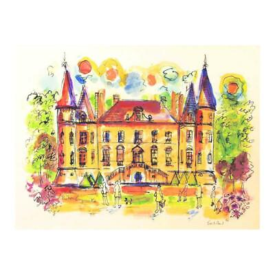 #ad Ensrud quot;Chateau Pichon Longueville Comtess de Lalande 1 quot; Signed Original COA $2000.00
