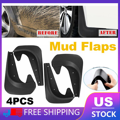 #ad 4PCS Car Mud Flaps Splash Guards for Front or Rear Auto Universal Accessories US $11.89