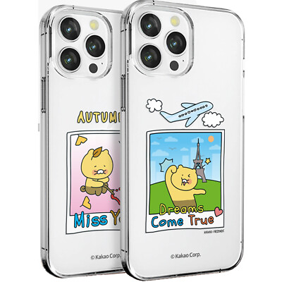 #ad Kakao Friends Choonsik Painting Clear Case for iPhone 15 14 Pro Pro Max Plus $15.90