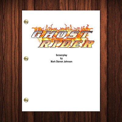 #ad Ghost Rider Movie Script Reprint Full Screenplay Full Script Nicolas Cage $24.99