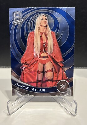 #ad Charlotte Flair Spectra Chrome 2023 Panini WWE Chronicles $4.99