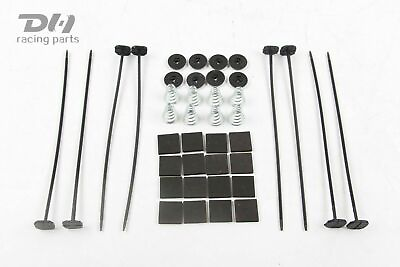 #ad FOR UNIVERSAL ELECTRIC FAN TABS SPRINGS STRAP TIE 2 SET MOUNTING KIT ZIP $3.44