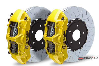 #ad Brembo Front GT Big Brake 6p Caliper Yellow 380x34 Type3 E82 M 1M E90 E92 E93 M3 $4895.00