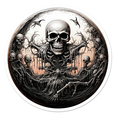 #ad Skeleton Skulls Monster Vinyl Decal Sticker ebn11158 $5.07
