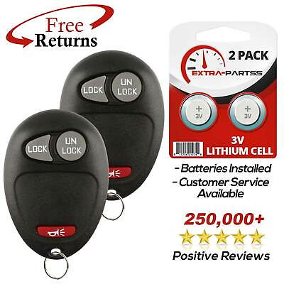 #ad 2 For Replacement Keyless Entry Remote Key Fob Transmitter Clicker Beeper Alarm $10.49