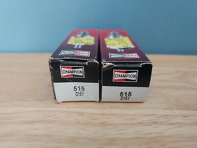 #ad Copper Champion Spark Plug D15Y 2 PACK NEW IN BOX FREE SHIPPING $15.00