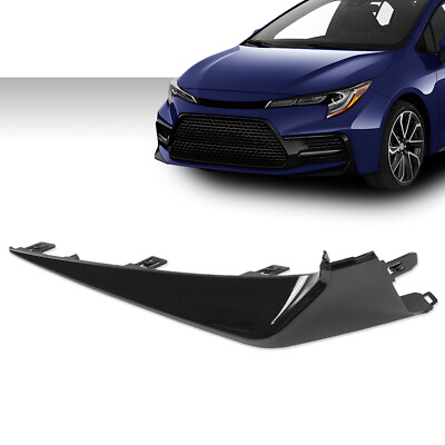 #ad Front Bumper Lower Side Molding Trim Left Fit For 2020 2021 2022 Toyota Corolla $16.19