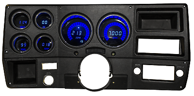 #ad 1973 1987 Chevy Truck Digital Dash BLUE LEDs Intellitronix DP6004B Made In USA $347.76