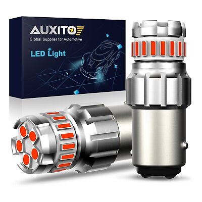 #ad AUXITO 1157 2057 LED Red Bright Brake Tail Stop Light Parking Bulb Canbus 1200LM $13.99