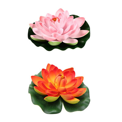 #ad Artificial Lotus Floating Flowers for Ponds and Fountains PT $10.48