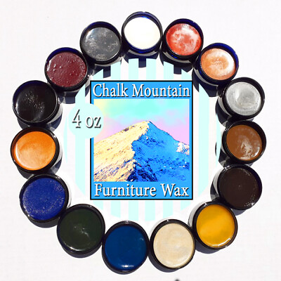 #ad Chalk Paint 4 oz Wax.Choose 2 colors from 15 colors an accenting and finish wax $18.95