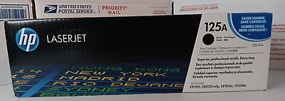#ad HP 125A CB540A Black Toner Cartridge LaserJet Print Cartridge Genuine Original $29.99