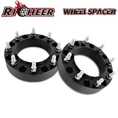 #ad 2 Chevy 3500 HD 2011 2023 Hub Centric REAR Dually Wheel Spacers Adapter 2quot; 8x210 $92.99