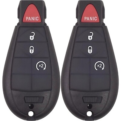 #ad 2x New Keyless Remote Key Fob Replacement For 2014 2023 Jeep Cherokee GQ4 53T $29.77