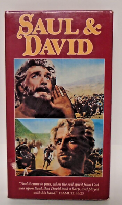 #ad Saul And David VHS Video Tape Movie Very Good Condition Starring Norman Woodland $12.75