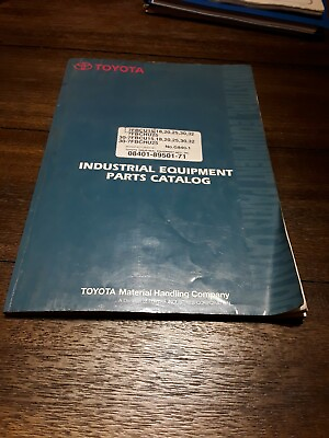 #ad Toyota Parts Catalog 7FBCU 7FBCHU25 30 7FBCU 30 7FBCHU25 No. G840 1 $99.99