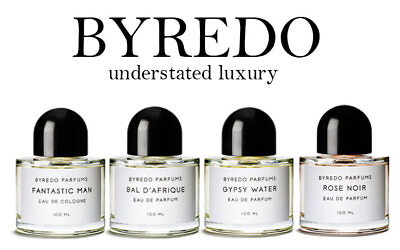 Byredo Perfumes used low fill bottles AWESOME PRICING. free shipping $229.97