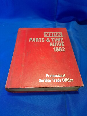 Used Motors Parts and Time Guide 1982 $16.99