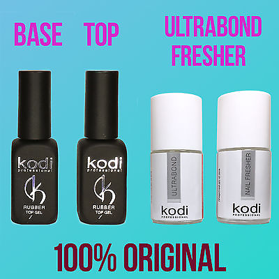 #ad SALE Kodi Professional Rubber Base Rubber Top 8 12 14 ml Gel LED UV $13.40