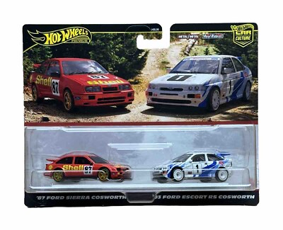 #ad Hot Wheels Premium 2 Pack #x27;93 Ford Escort RS Cosworth #x27;87 Ford Sierra Cosworth $23.99