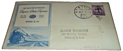 #ad 1941 HISTORIC NEW YORK CENTRAL NYC THE EMPIRE STATE EXPRESS PEARL HARBOR DAY H $75.00