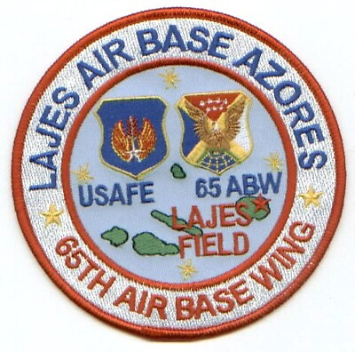 #ad LAJES AIR BASE AZORES USAFE 65TH ABW $16.95