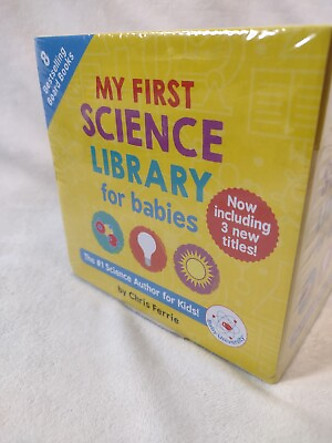 #ad My First Science Library For Babies 8 Board Book Box Set by Ferrie Chris New $39.99