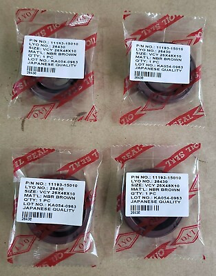 #ad For Toyota Spark Plug Tube Seals Set For L4 Engines Qty 4 11193 15010 $24.89