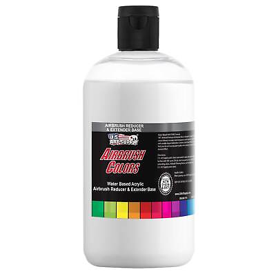 #ad 16 oz Airbrush Thinner amp; Extender Base Reducing Acrylic Airbrush Paint Colors $16.99
