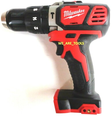#ad New Milwaukee M18 2607 20 Cordless 1 2quot; Compact Hammer Drill Driver 18 Volt 18V $69.97