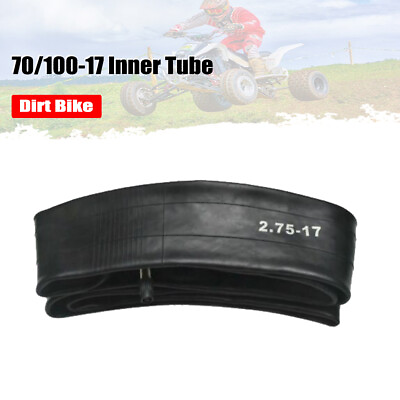 #ad 17quot; Heavy Duty Front Tire Tube 2.75 2.50 70 100 17 Dirt Bike TR 4 Stem $14.98
