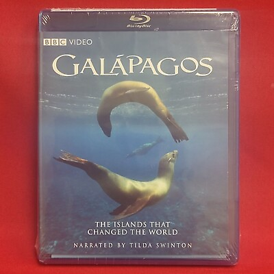 #ad Blu Ray Galapagos The Islands That Changed The World New Sealed $14.95