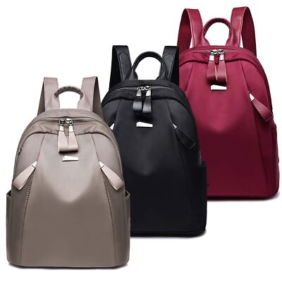 #ad Women Anti Theft Backpack Waterproof Rucksack Ladies School Travel Shoulder Bag $16.01