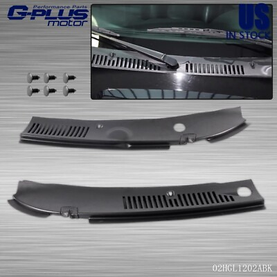 #ad Fit For 99 04 Ford Mustang Improved Windshield Wiper Cowl Vent Grille Panel Hood $34.50