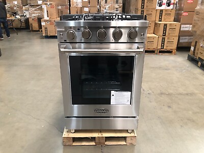 #ad 24 in. Gas Range 4 Burners Stainless Steel OPEN BOX COSMETIC IMPERFECTIONS $699.99