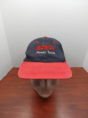 #ad Vtg Bosch Power Tools Strap Back Hat Cap $14.99