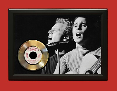#ad Simon And Garfunkel Bridge Over Troubled Water Poster Art Framed 45 Gold Record $199.95