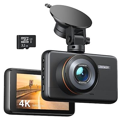#ad iZEEKER Dash Cam 4K 2160P 1080P Dash Camera for Cars WDR Night Vision Car Cam... $64.08
