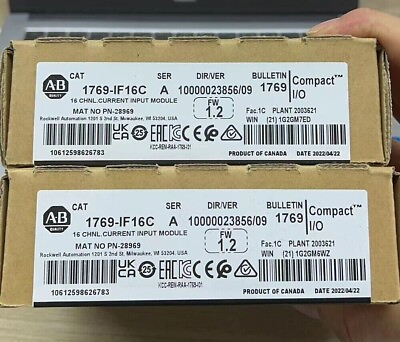 #ad New Factory Sealed AB 1769 IF16C SER A CompactLogix 16 Pt A I Current Module $819.00