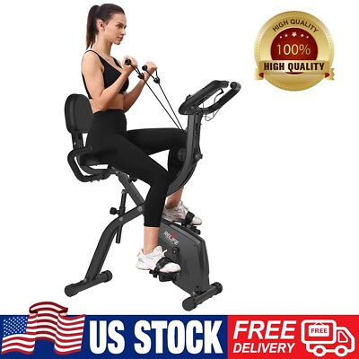 #ad Indoor Exercise Bike Upright Stationary Cycling Bicycle Cardio Fitness Workout $129.99