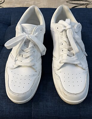 #ad Guess Men’s Size: 10.5 White Low Top Sneakers $39.00