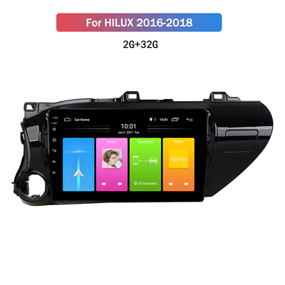 #ad Android12 Car Radio Stereo Carplay GPS WIFI 2G32G For Toyota Hilux​​​ 2016 2018 $221.60