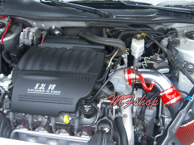 #ad Red For 2004 2008 Pontiac Grand Prix 3.8L V6 5.3L V8 Air Intake Kit Filter $49.50